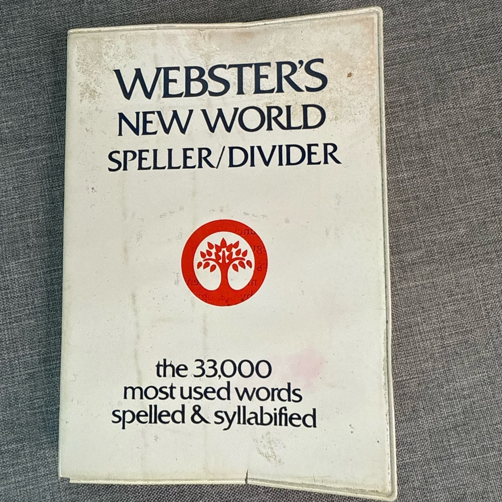1979 Webster New World Speller / Divider
